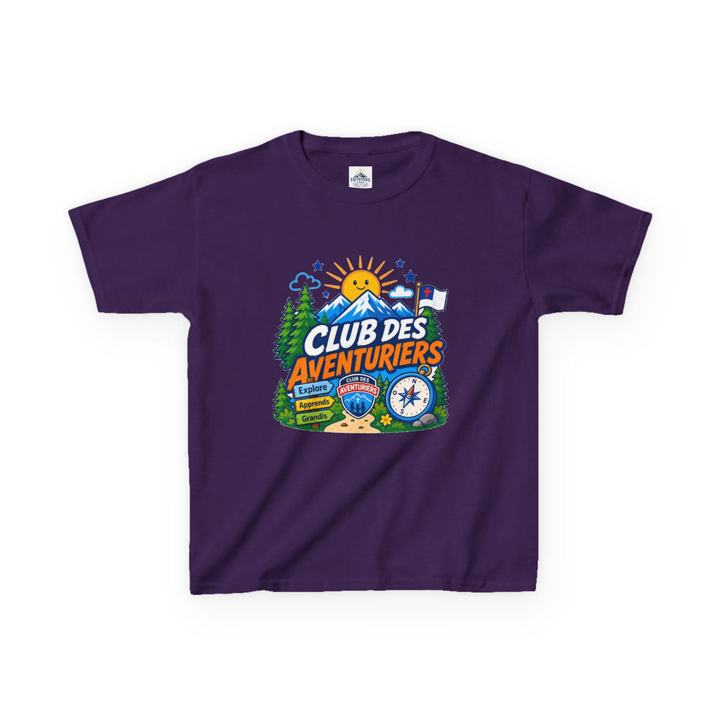 Club des Aventuriers T-Shirt (Enfants) | Camping Boussole et Soleil
