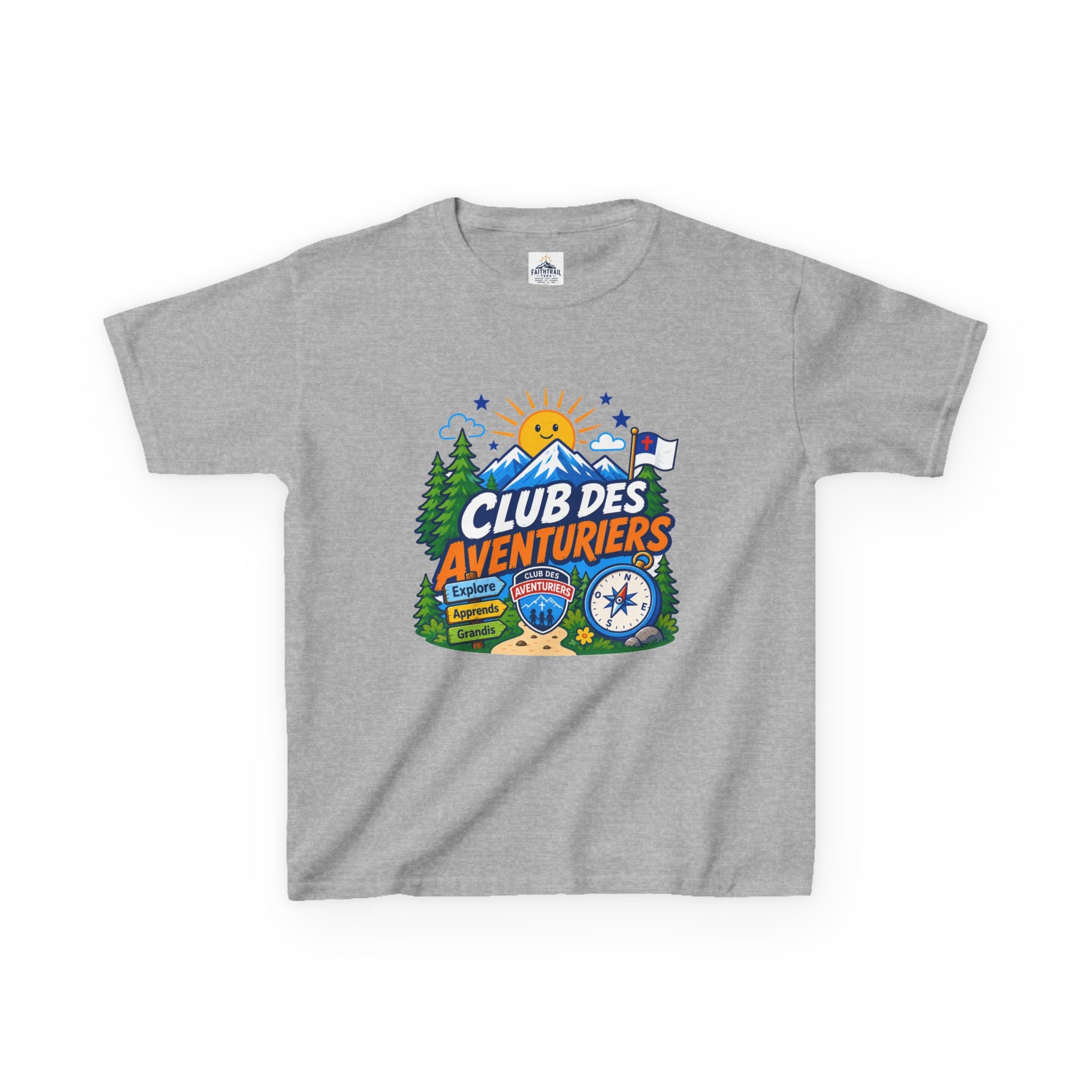 Club des Aventuriers T-Shirt (Enfants) | Camping Boussole et Soleil