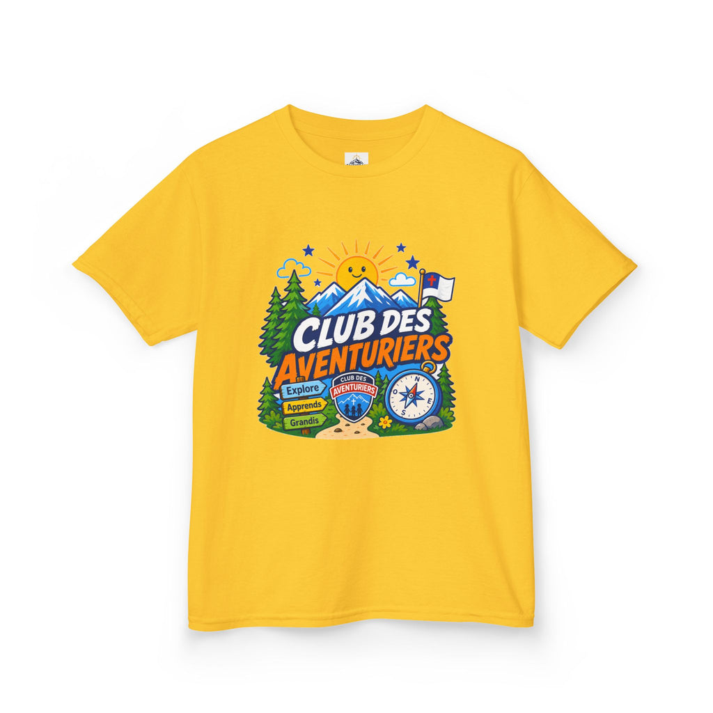 Club des Aventuriers T-Shirt (Enfants) | Camping Boussole et Soleil