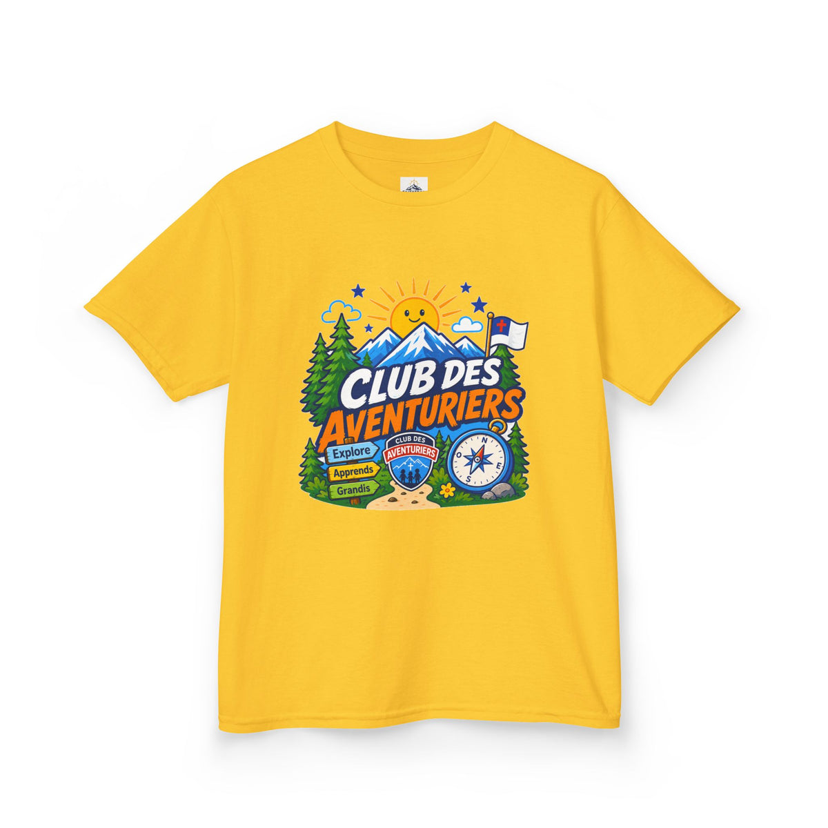 Club des Aventuriers T-Shirt (Enfants) | Camping Boussole et Soleil