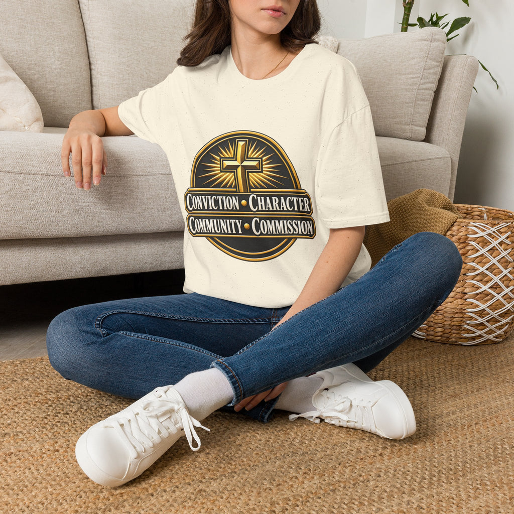Conviction • Character Christian T-Shirt — Cross Faith Ministry Tee