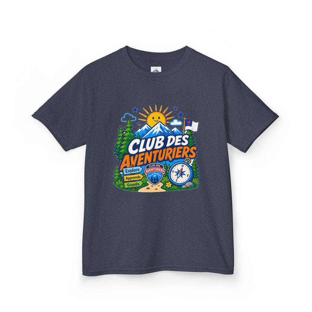 Club des Aventuriers T-Shirt (Enfants) | Camping Boussole et Soleil