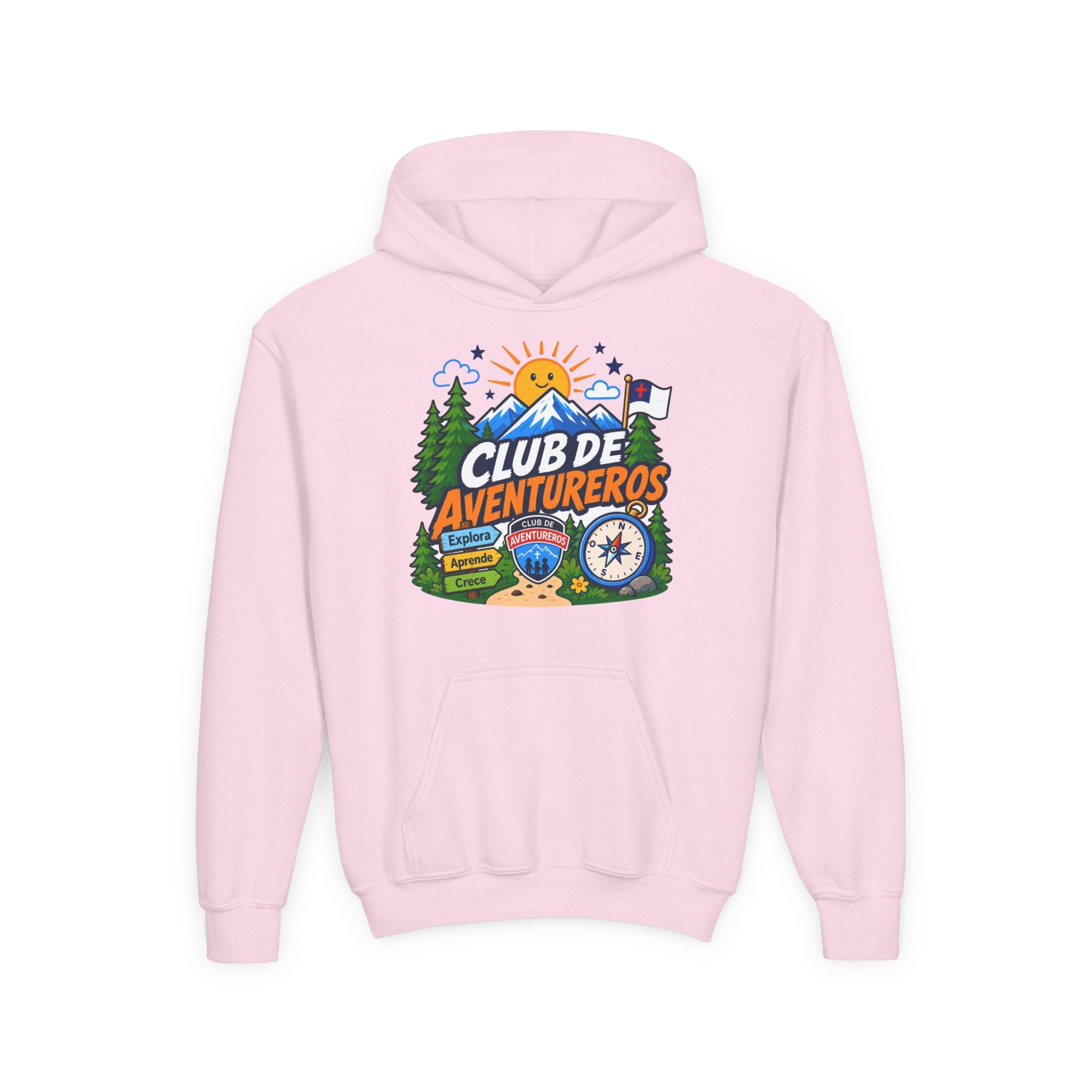 Club de Adventureros | Sudadera con capucha y estampado para Niños | Cámping