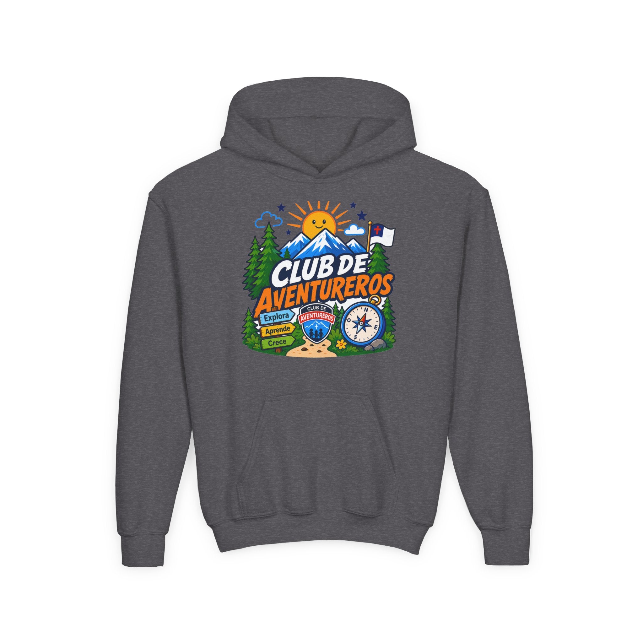 Club de Adventureros | Sudadera con capucha y estampado para Niños | Cámping