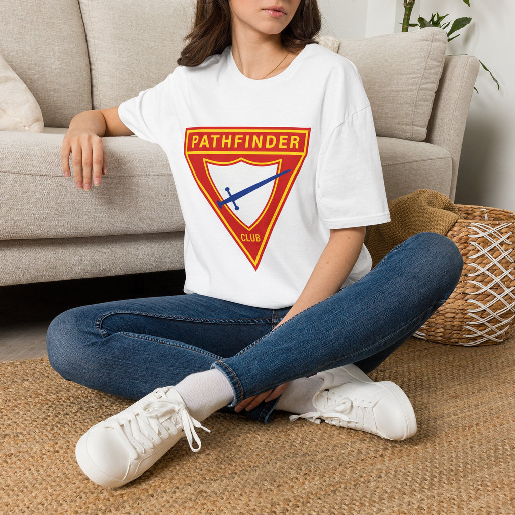 Pathfinder Club T-Shirt — Retro Shield Logo Tee