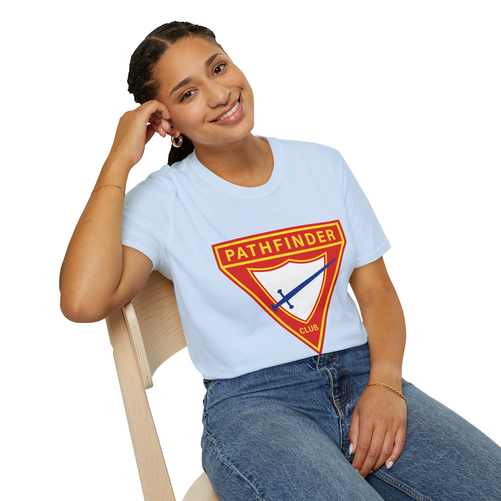 Pathfinder Club T-Shirt — Retro Shield Logo Tee