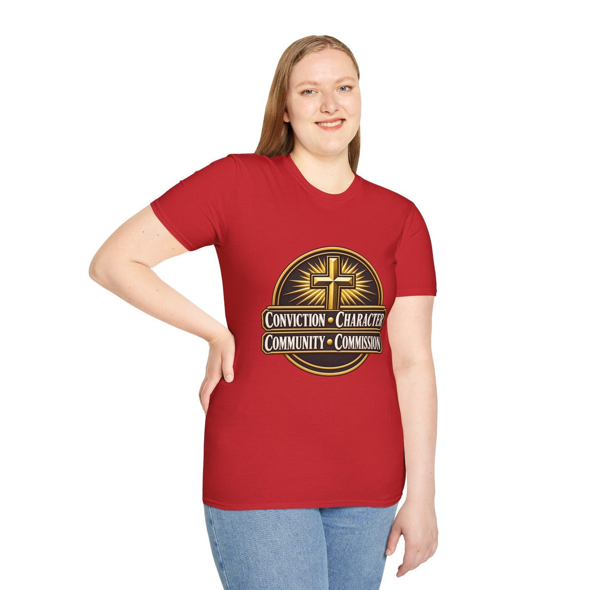Conviction • Character Christian T-Shirt — Cross Faith Ministry Tee