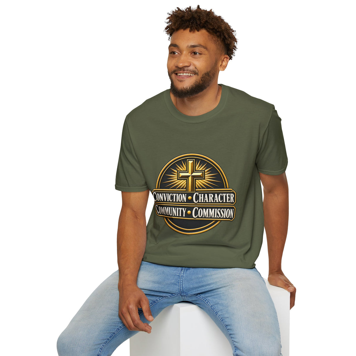 Conviction • Character Christian T-Shirt — Cross Faith Ministry Tee