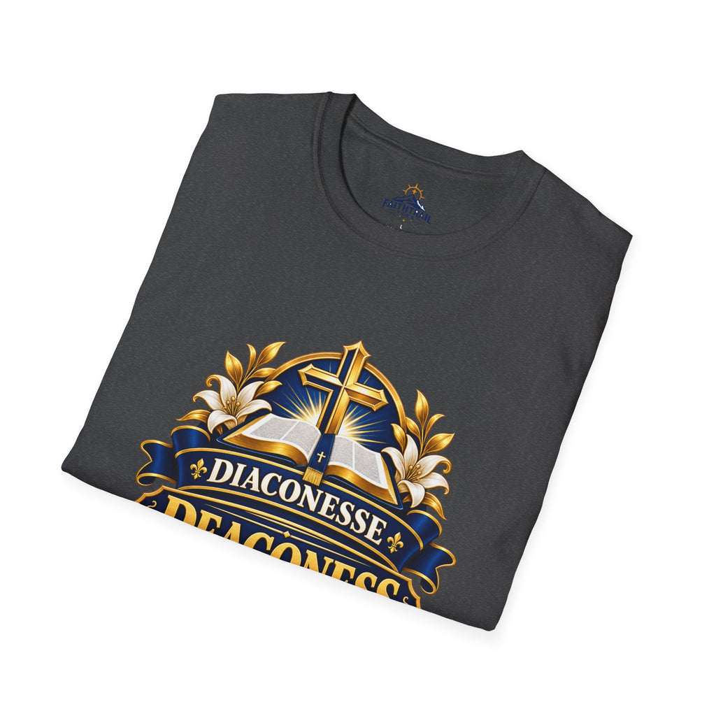 Deaconess Emblem T-Shirt — Faith-Based Christian Church Shirt