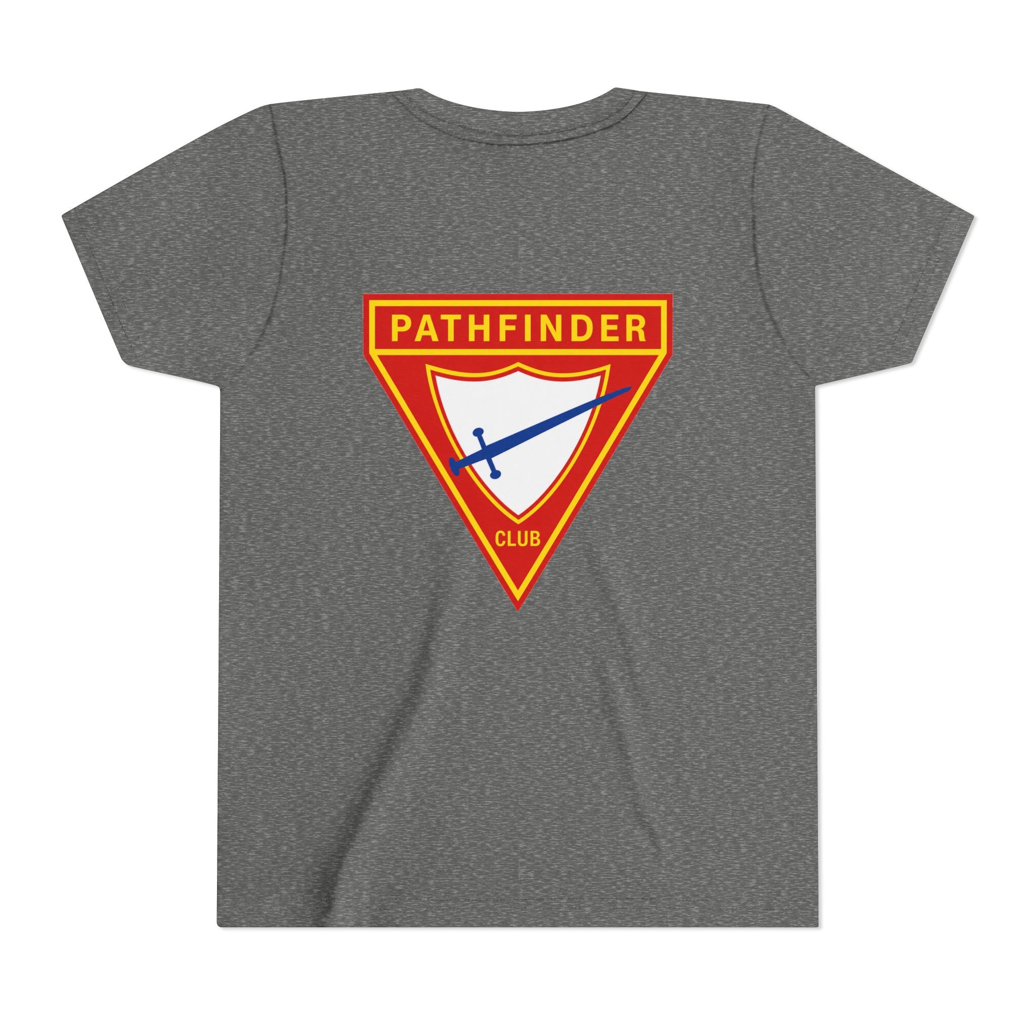 Pathfinder Club Youth Tee — Pathfinder Shield Emblem Short Sleeve Shirt