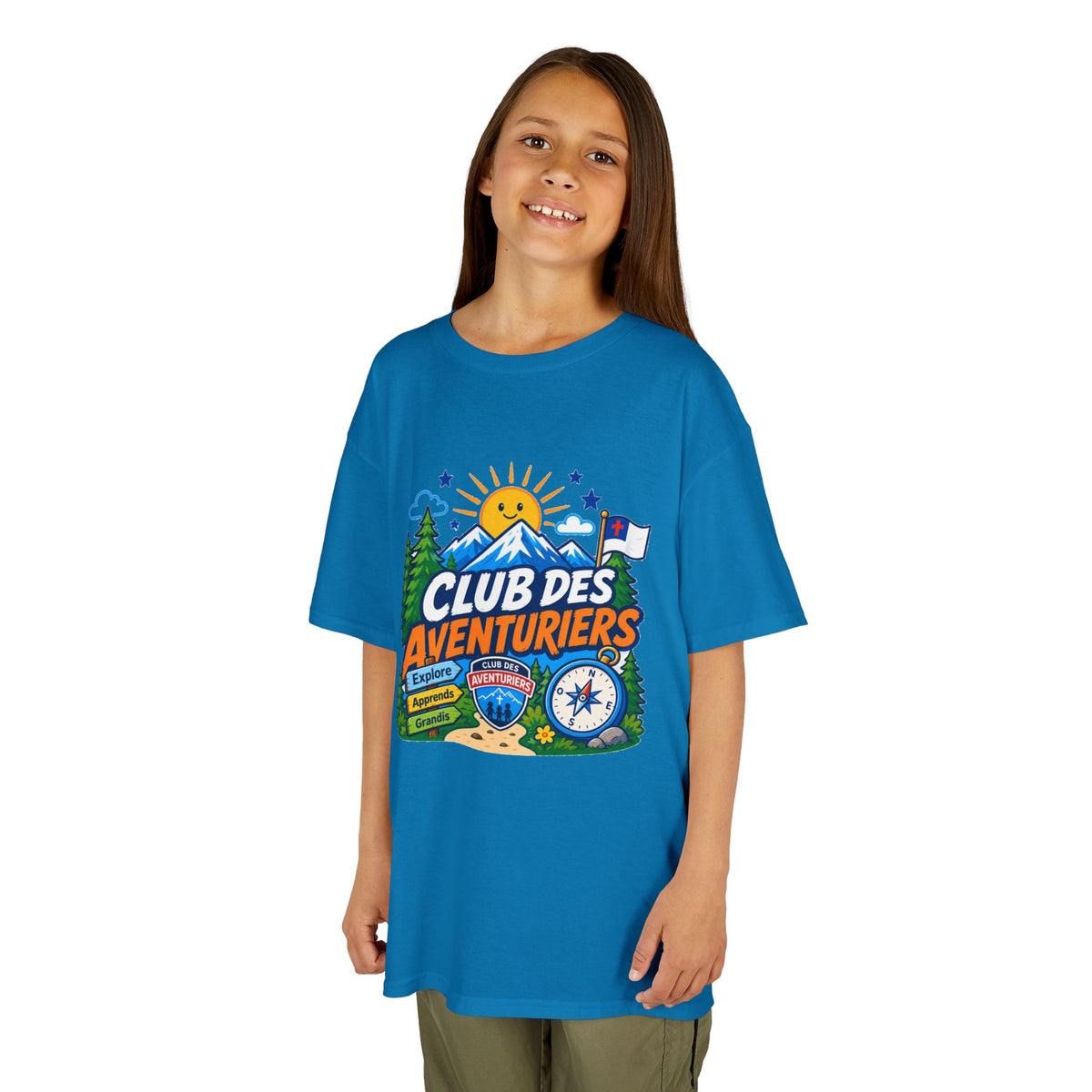 Club des Aventuriers T-Shirt (Enfants) | Camping Boussole et Soleil