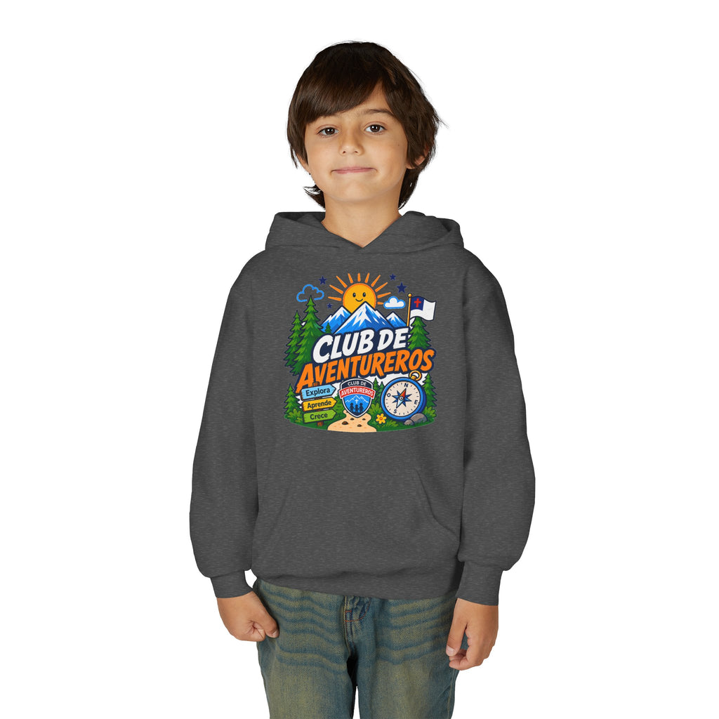 Club de Adventureros | Sudadera con capucha y estampado para Niños | Cámping