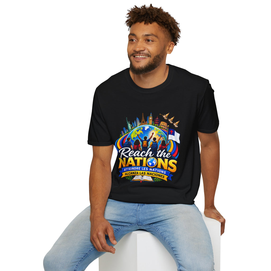 Reach the Nations T-Shirt — Global Missions Christian Outreach Tee