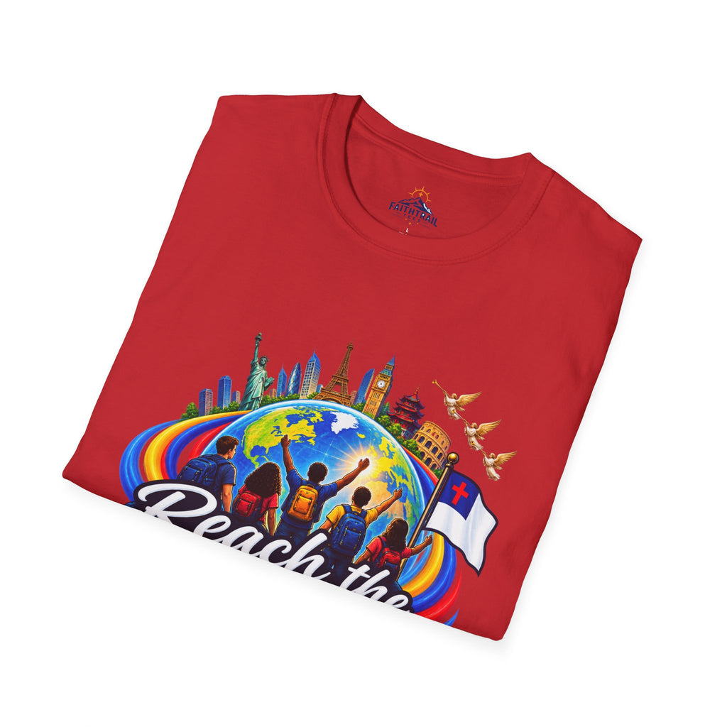 Reach the Nations T-Shirt — Global Missions Christian Outreach Tee