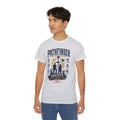 Pathfinder committed to his mission T-Shirt | Christian cross silhouette, faith badge design