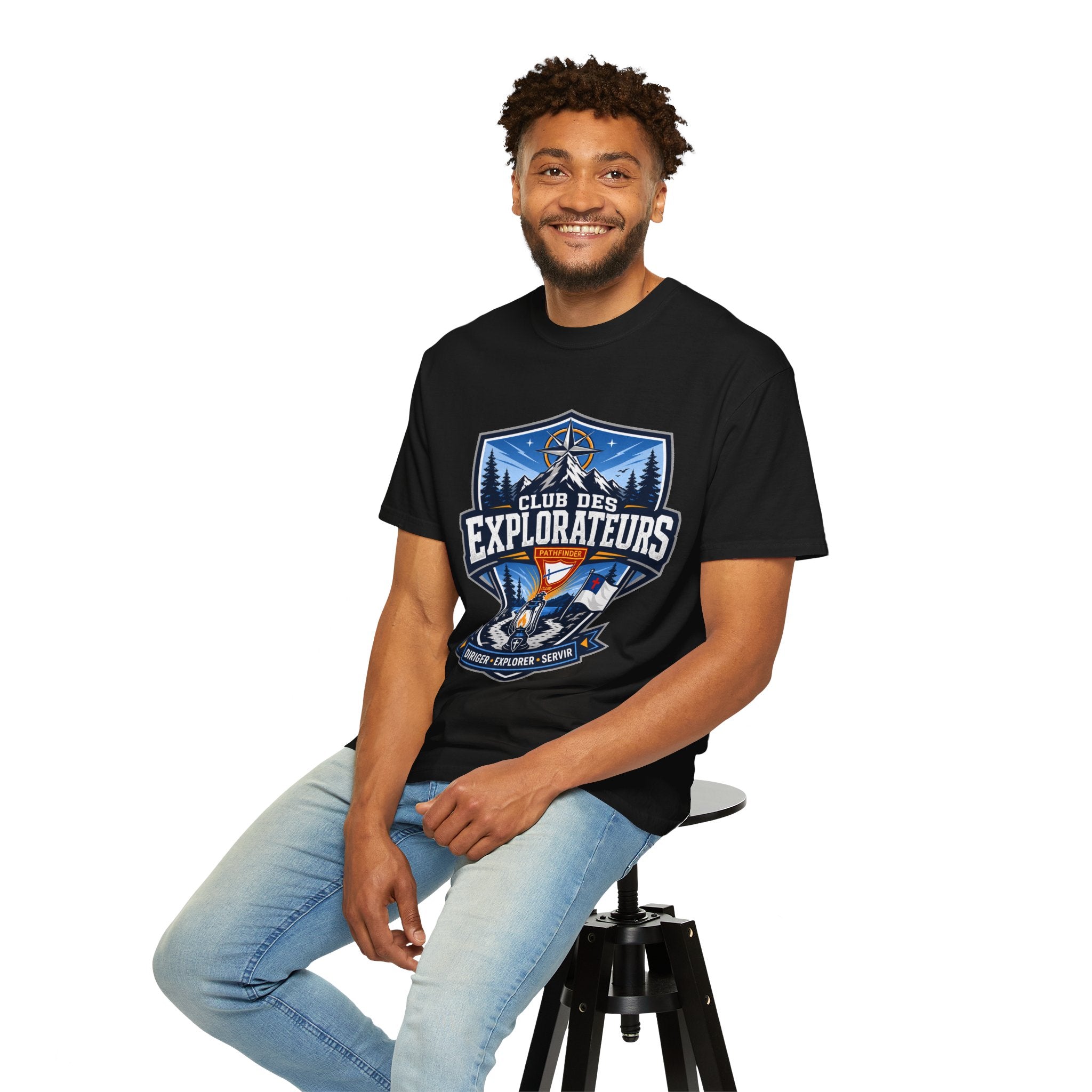 T-shirt adulte unisexe Club des Explorateurs | Lanterne