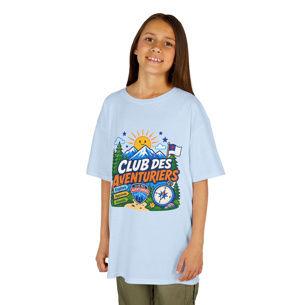 Club des Aventuriers T-Shirt (Enfants) | Camping Boussole et Soleil