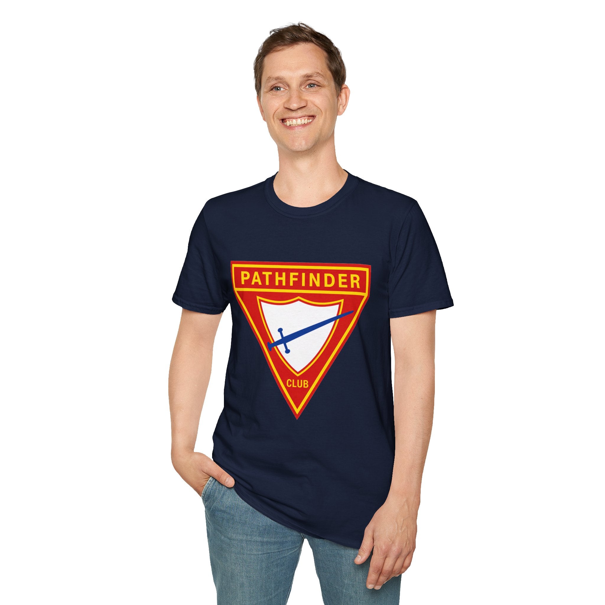Pathfinder Club T-Shirt — Retro Shield Logo Tee