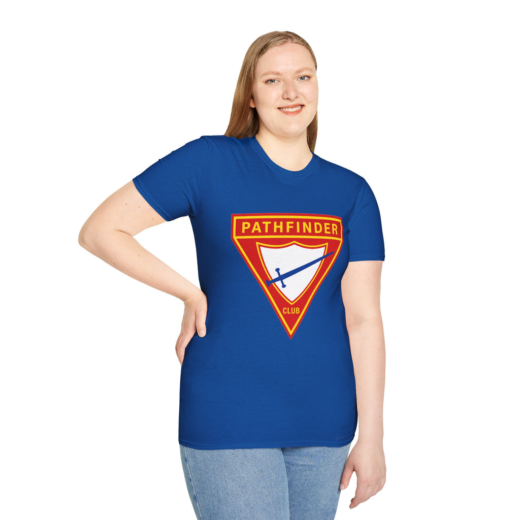 Pathfinder Club T-Shirt — Retro Shield Logo Tee