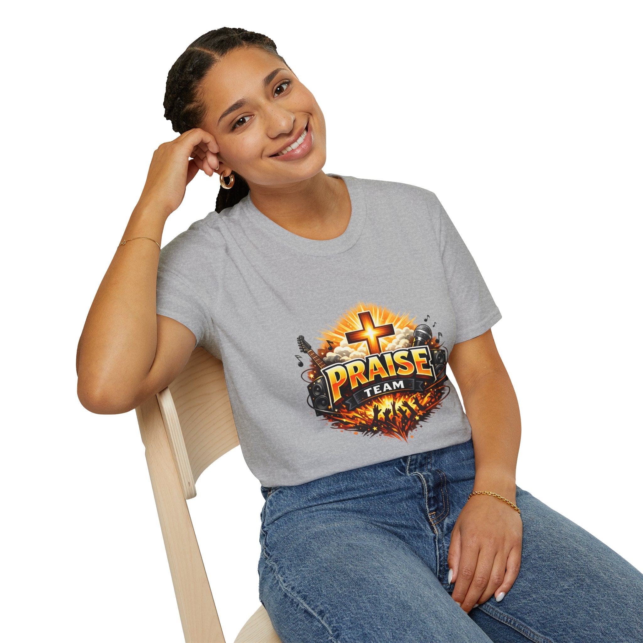Praise Team T-Shirt — Christian Worship Music Church Youth Shirt