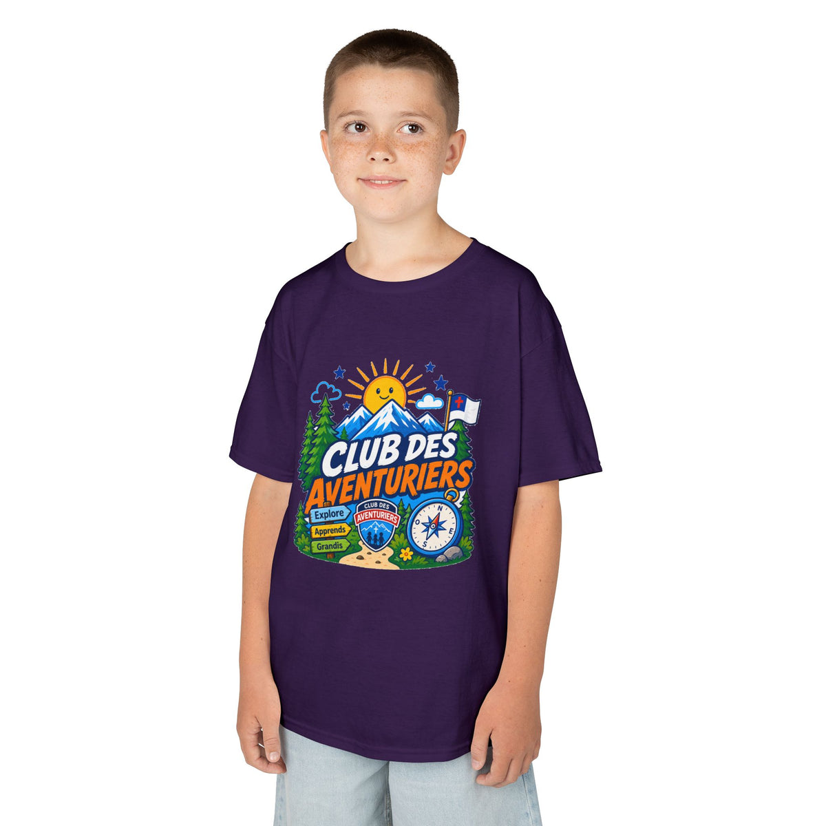 Club des Aventuriers T-Shirt (Enfants) | Camping Boussole et Soleil