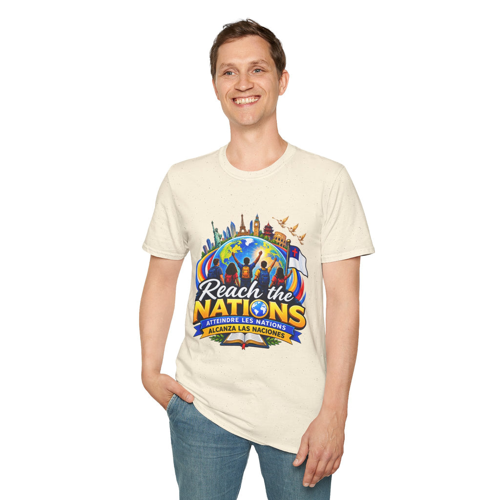 Reach the Nations T-Shirt — Global Missions Christian Outreach Tee