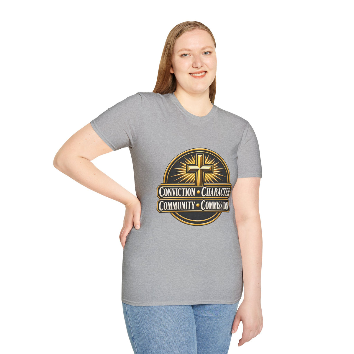 Conviction • Character Christian T-Shirt — Cross Faith Ministry Tee
