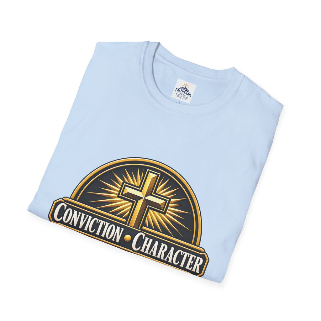 Conviction • Character Christian T-Shirt — Cross Faith Ministry Tee