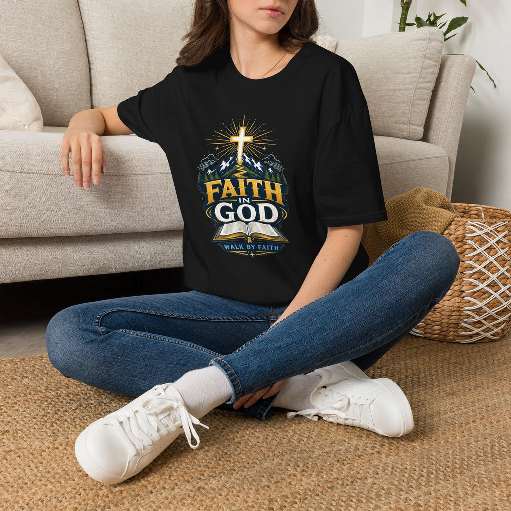 Faith In God T-Shirt — Mountain Cross Christian Tee