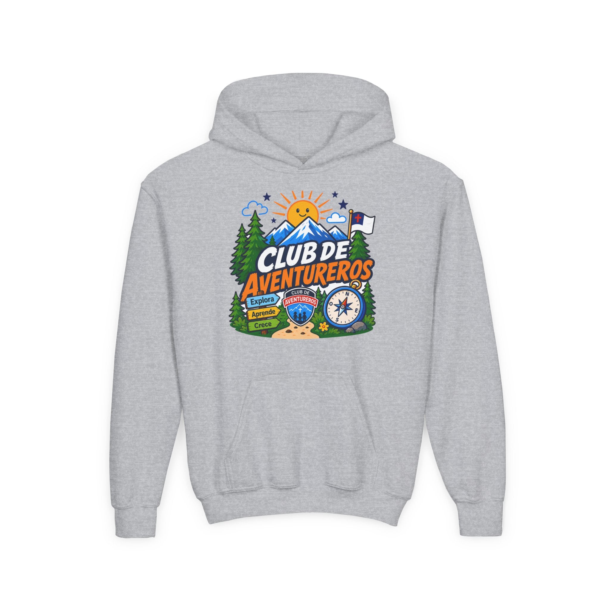 Club de Adventureros | Sudadera con capucha y estampado para Niños | Cámping