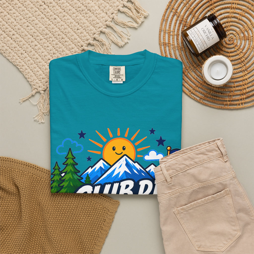 Club de Aventureros Camiseta (Adultos) | Camping, Brújula y Sol