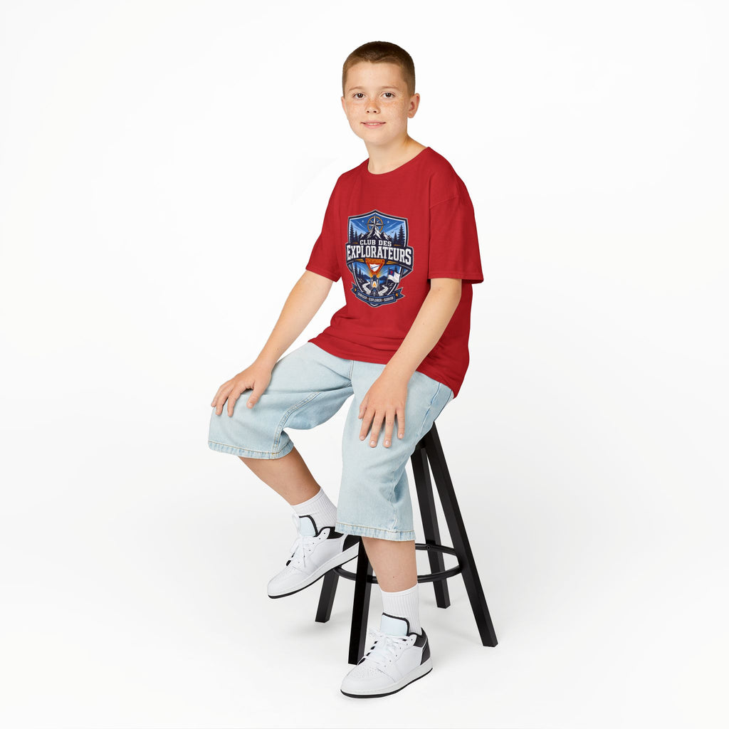 T-shirt unisexe pour enfants Club des Explorateurs | Lanterne