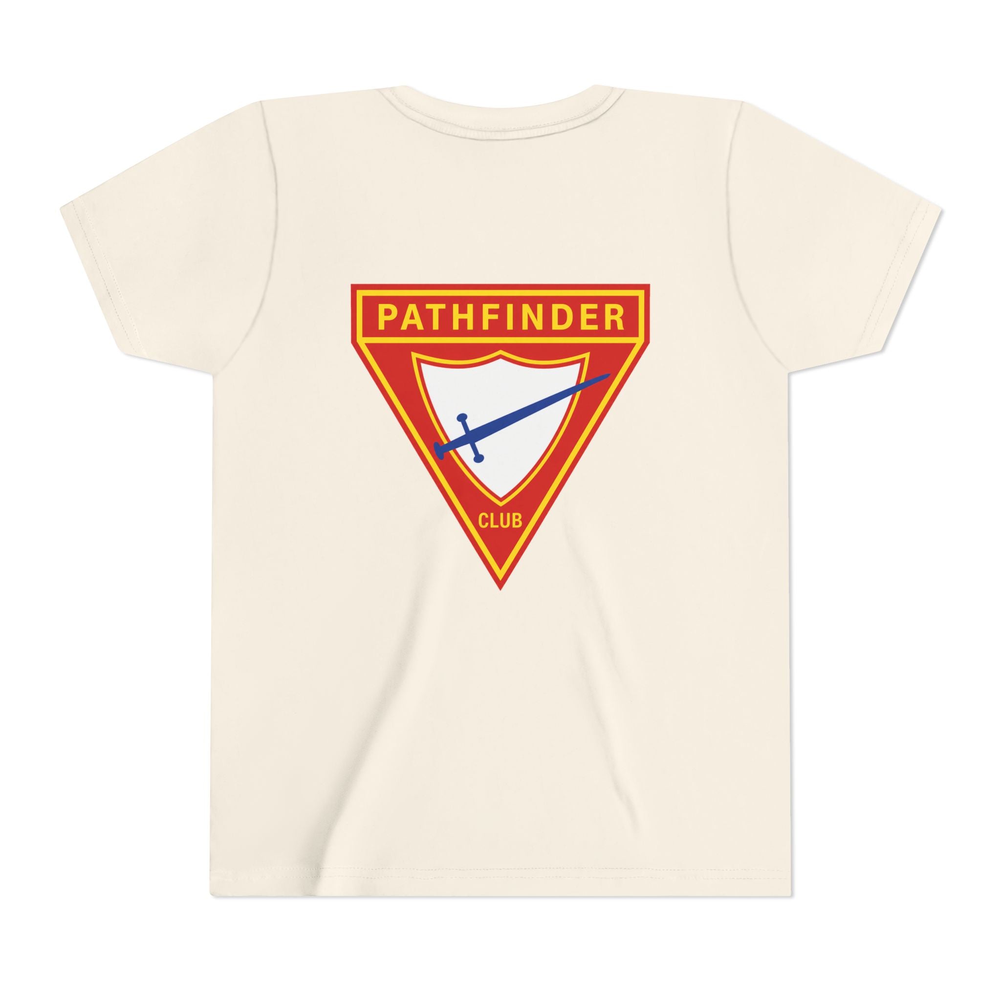 Pathfinder Club Youth Tee — Pathfinder Shield Emblem Short Sleeve Shirt