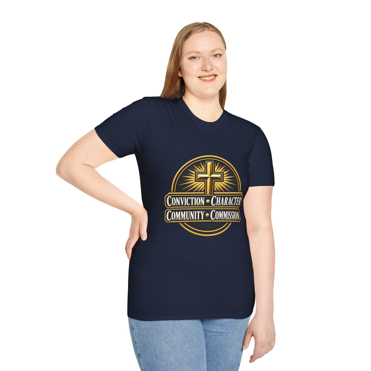 Conviction • Character Christian T-Shirt — Cross Faith Ministry Tee