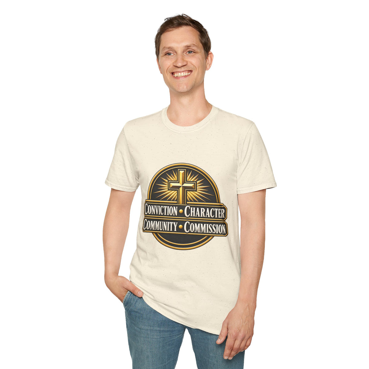Conviction • Character Christian T-Shirt — Cross Faith Ministry Tee
