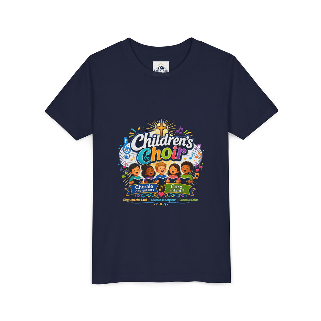 Children's Choir Youth Tee - Colorful Church Choir Graphic