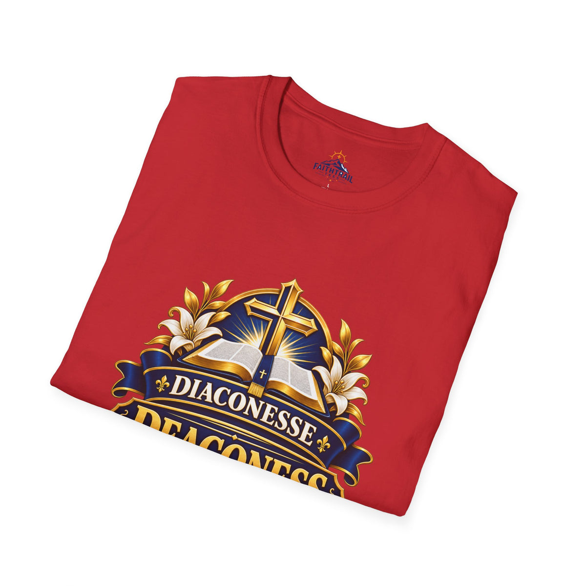 Deaconess Emblem T-Shirt — Faith-Based Christian Church Shirt