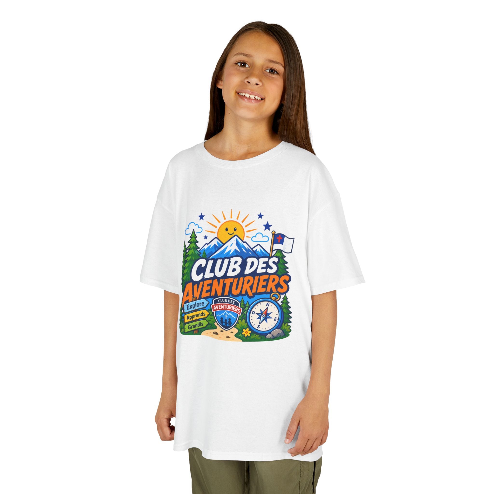 Club des Aventuriers T-Shirt (Enfants) | Camping Boussole et Soleil