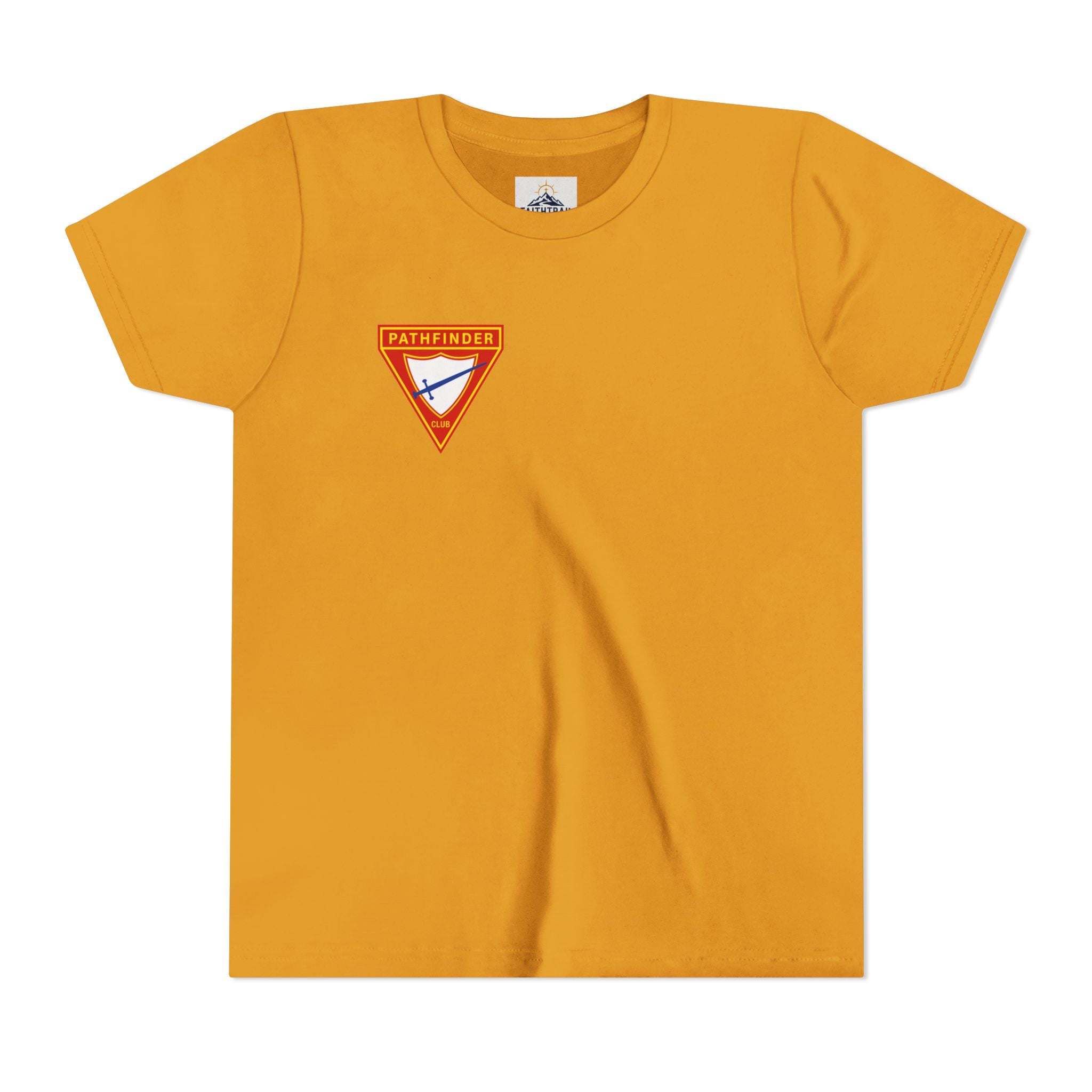 Pathfinder Club Youth Tee — Pathfinder Shield Emblem Short Sleeve Shirt