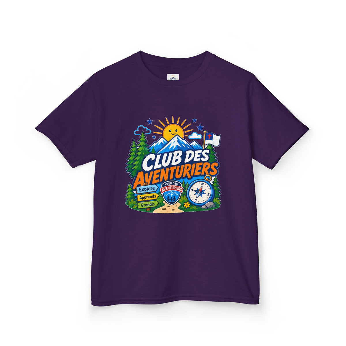 Club des Aventuriers T-Shirt (Enfants) | Camping Boussole et Soleil