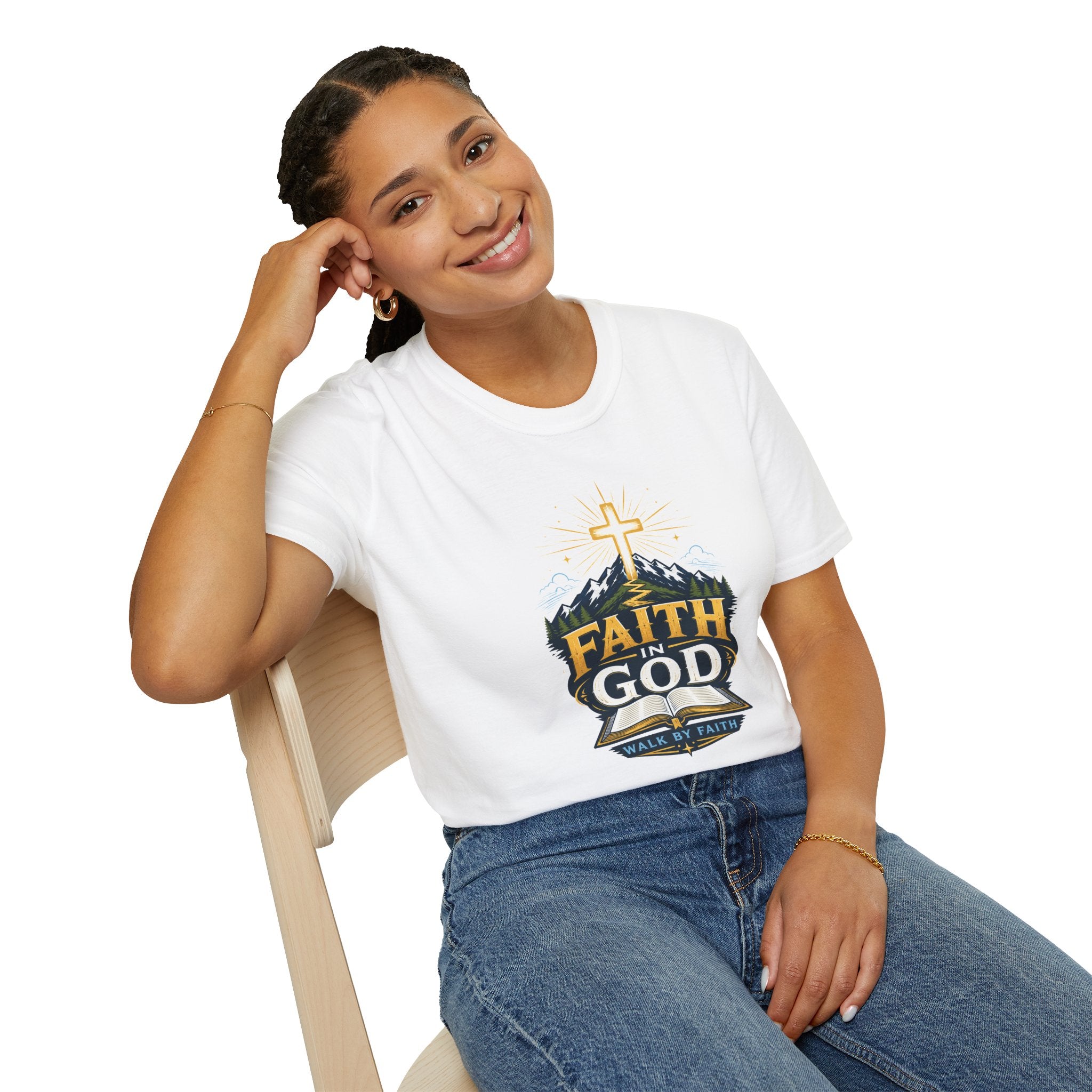 Faith In God T-Shirt — Mountain Cross Christian Tee