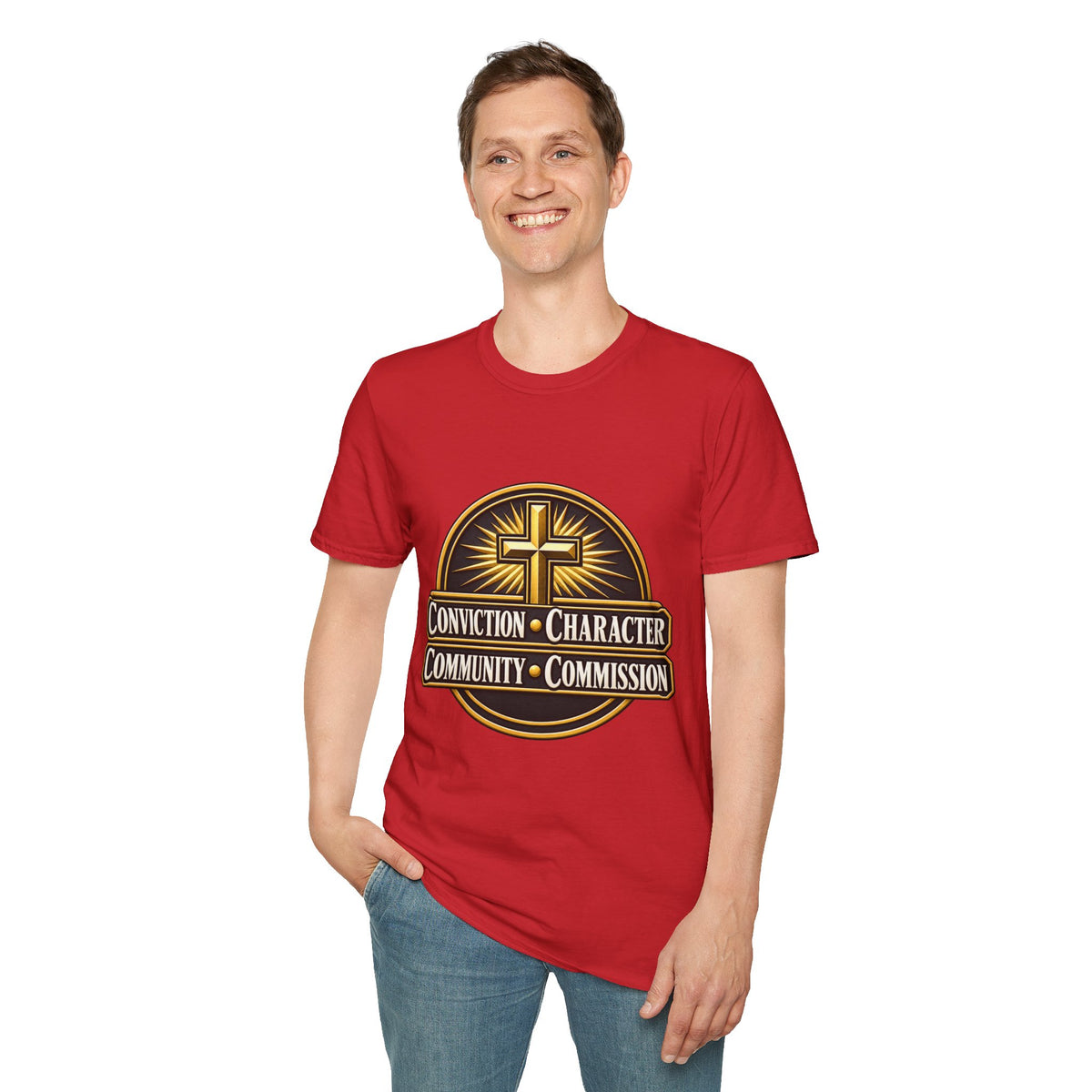 Conviction • Character Christian T-Shirt — Cross Faith Ministry Tee