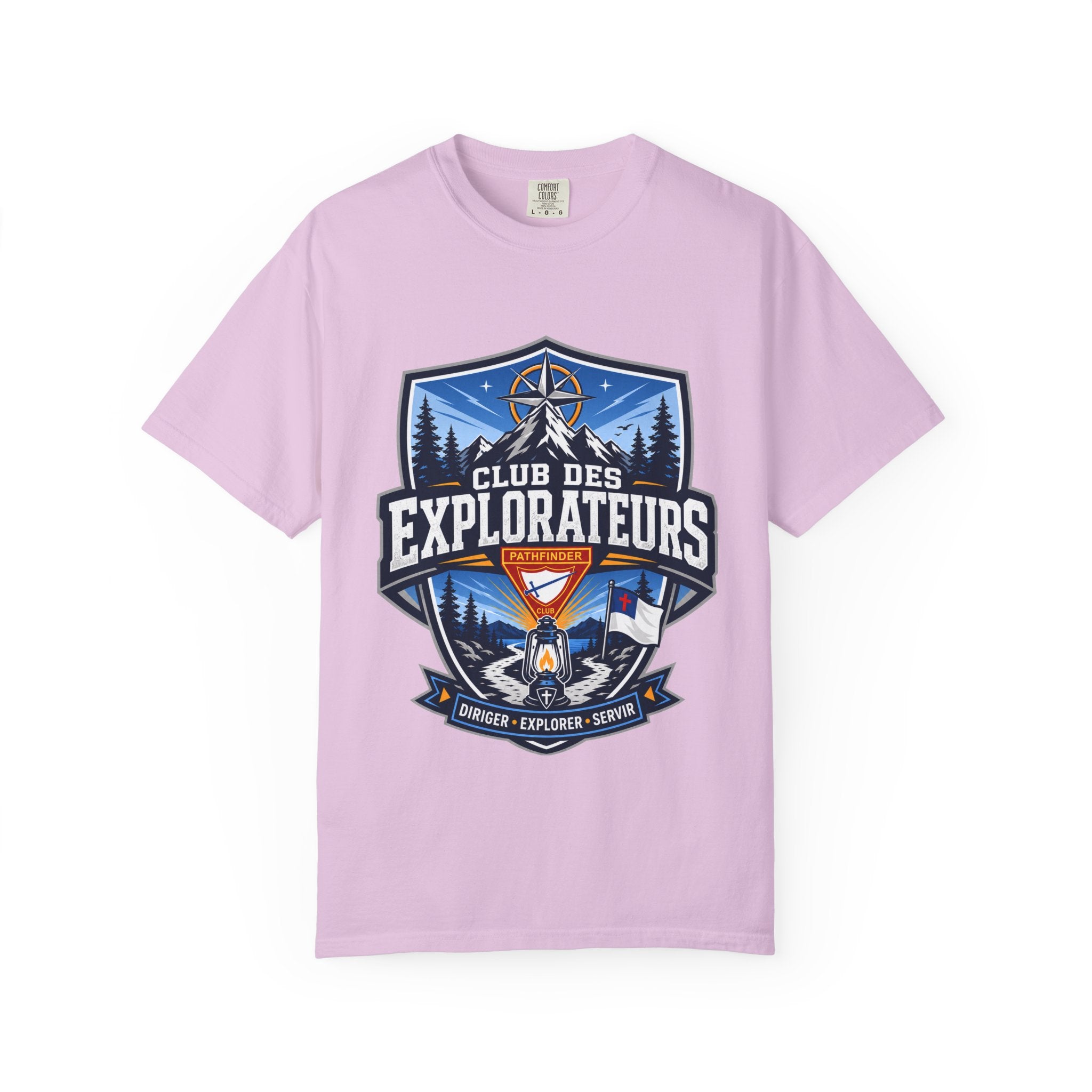 T-shirt adulte unisexe Club des Explorateurs | Lanterne