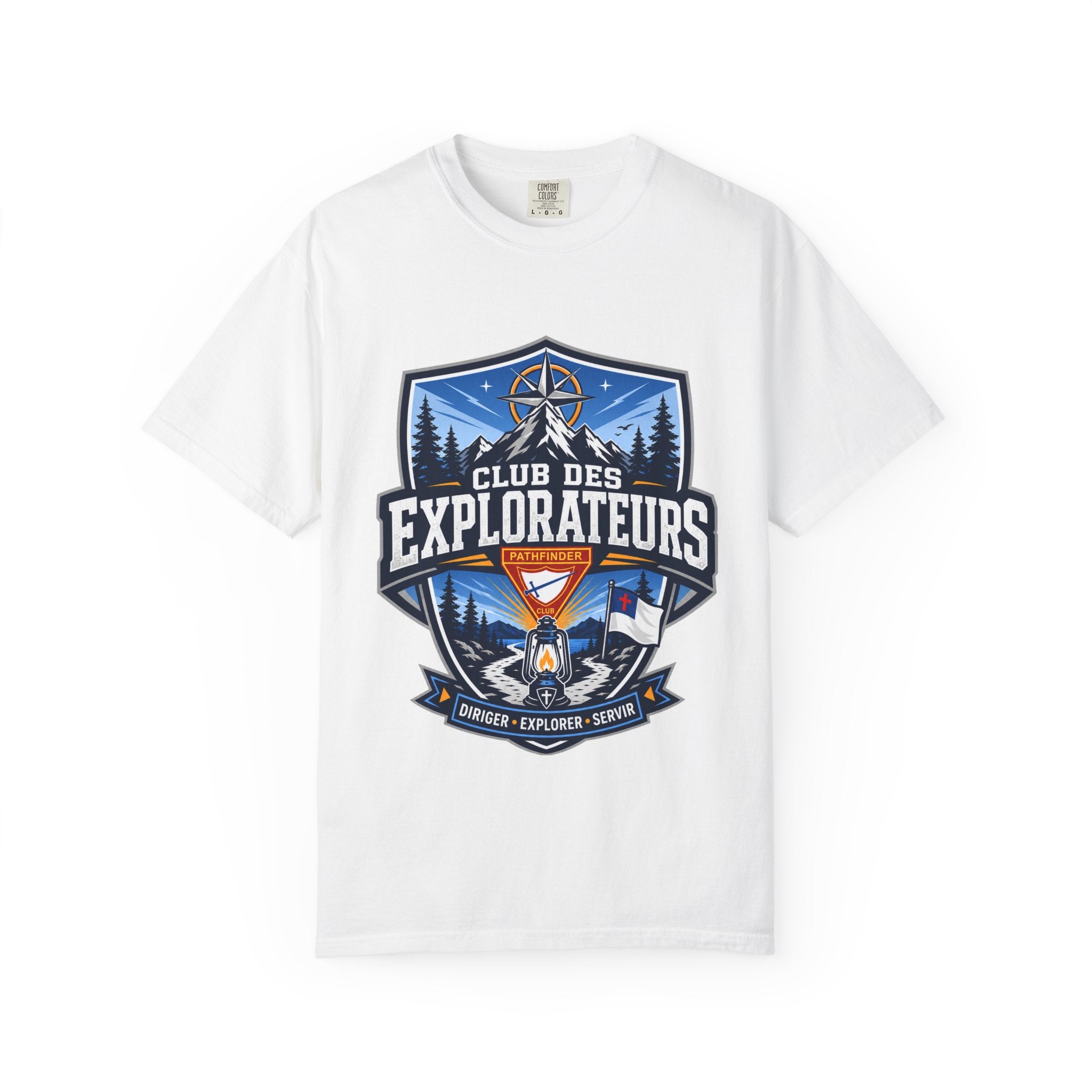T-shirt adulte unisexe Club des Explorateurs | Lanterne
