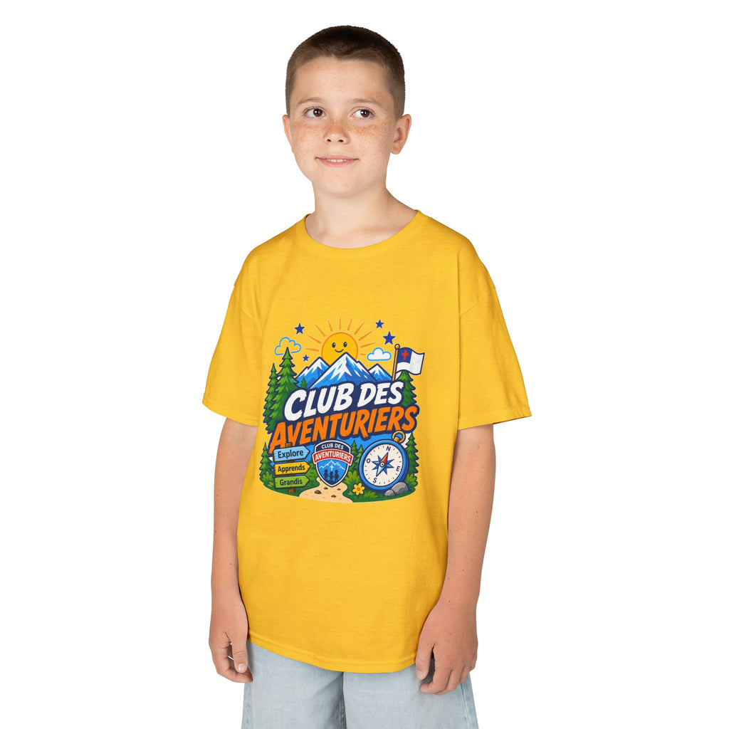 Club des Aventuriers T-Shirt (Enfants) | Camping Boussole et Soleil