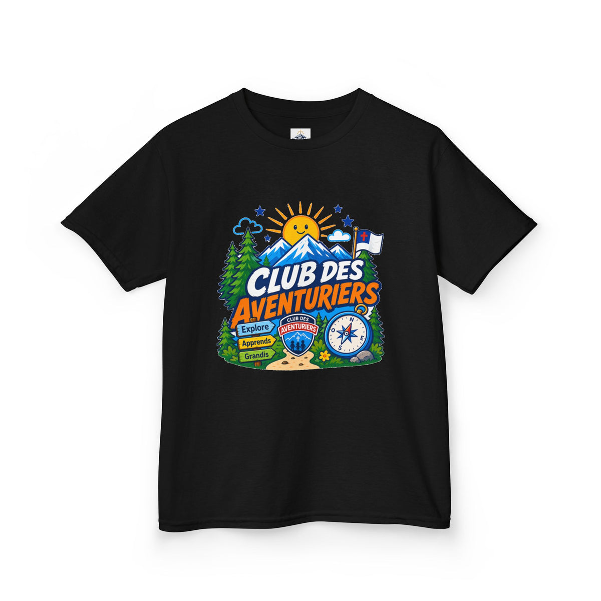 Club des Aventuriers T-Shirt (Enfants) | Camping Boussole et Soleil