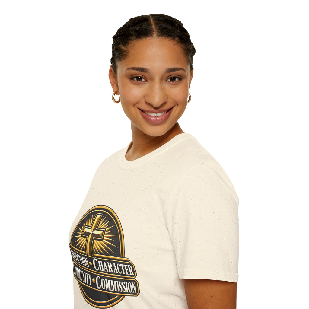 Conviction • Character Christian T-Shirt — Cross Faith Ministry Tee
