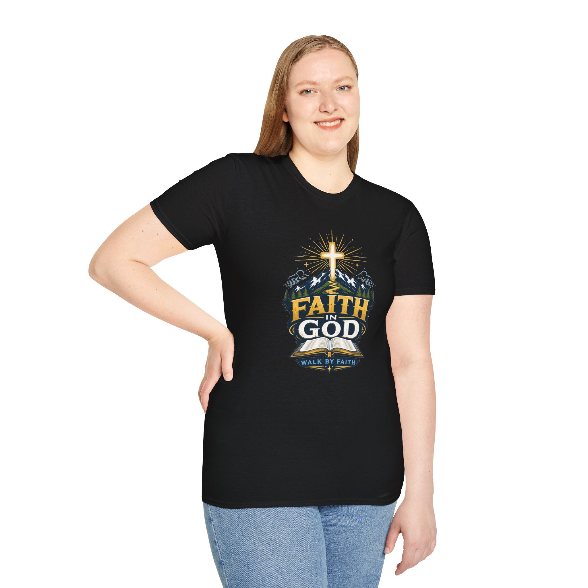 Faith In God T-Shirt — Mountain Cross Christian Tee