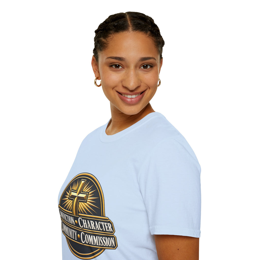 Conviction • Character Christian T-Shirt — Cross Faith Ministry Tee