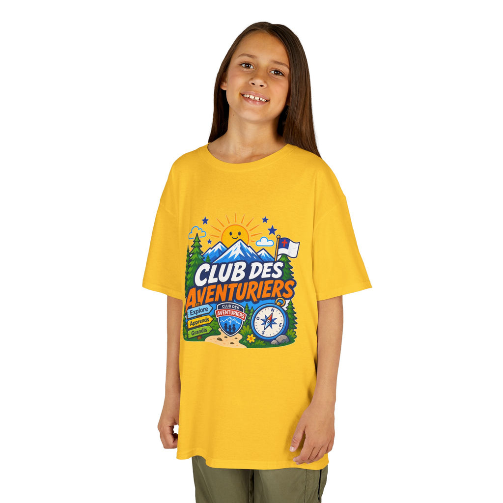 Club des Aventuriers T-Shirt (Enfants) | Camping Boussole et Soleil